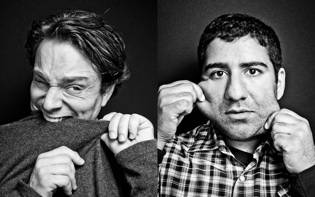 Chris Kattan and Parvesh Cheena photographed by Brian Smith for Be a STAR in parnership with The Creative Coalition and WWE